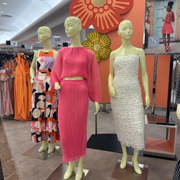 Gianni Bini Venita Aspen Top and Midi Skirt Pink Set - Picture 2 of 7